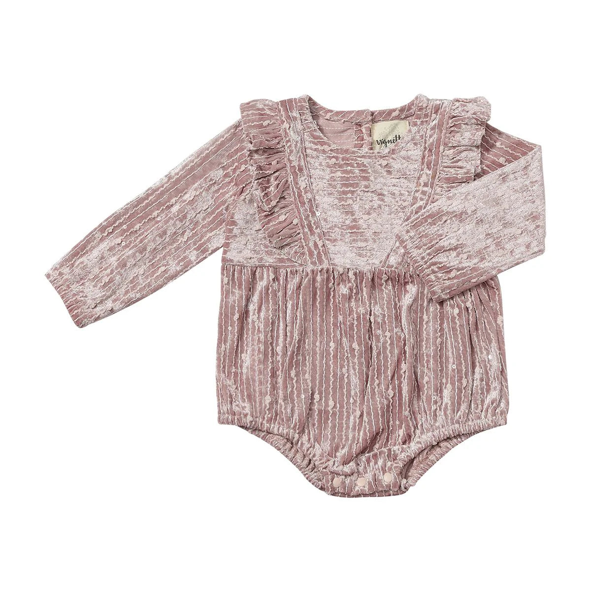 Deirdra Bubble- Rose Sequin Velvet