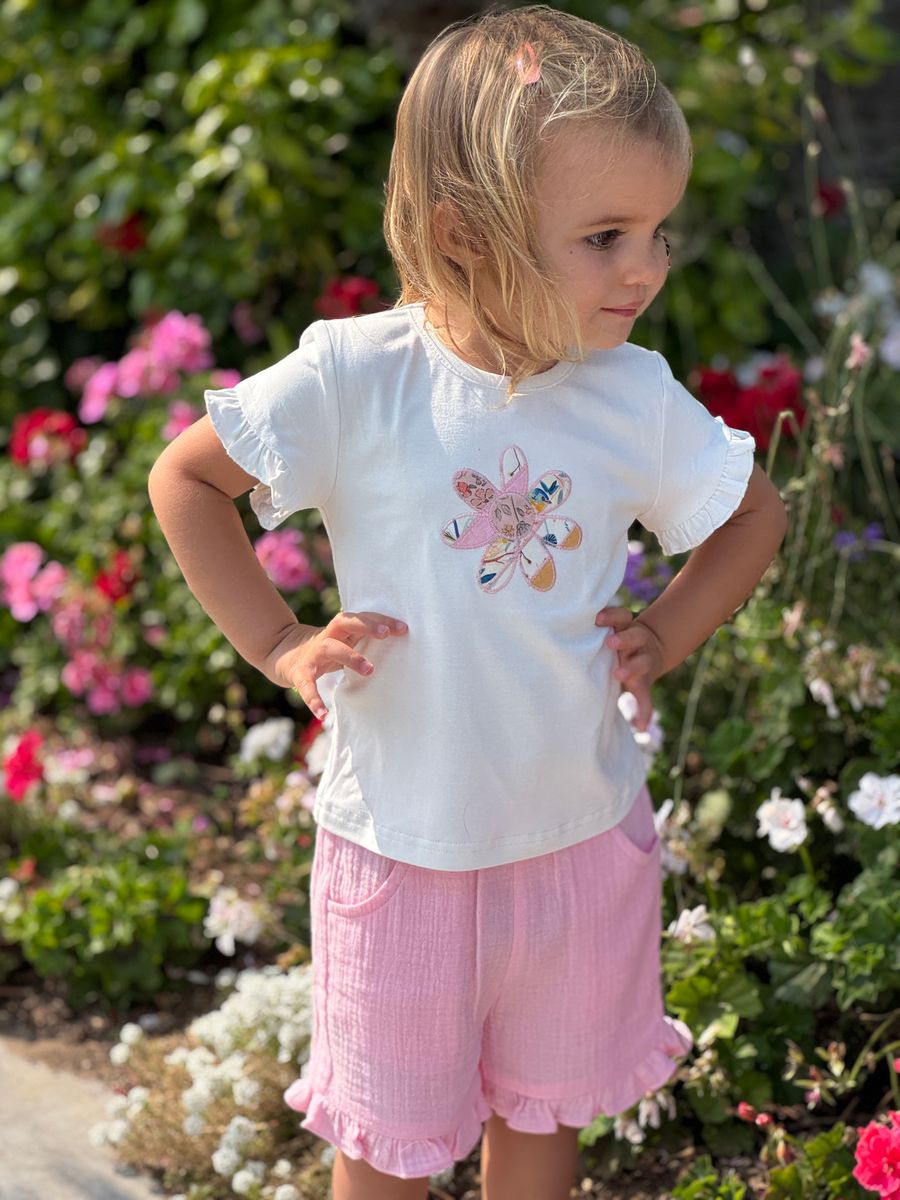 Flower Applique 2 Piece Set