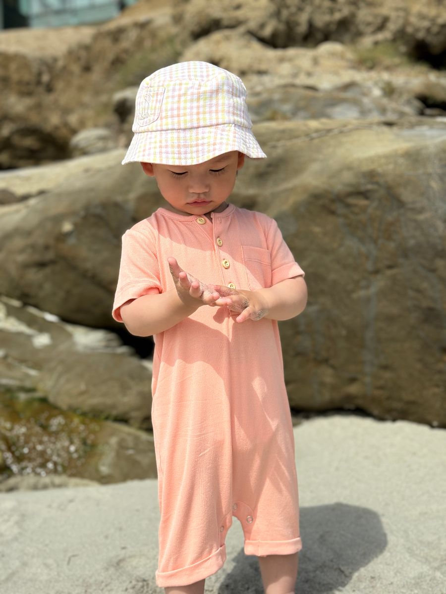 CAMBORNE romper - Peach