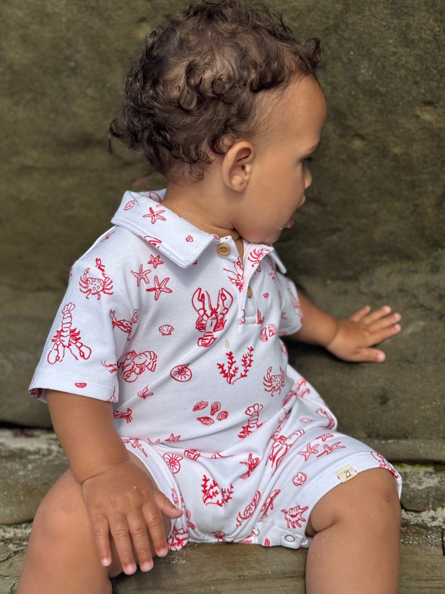 DRIFT Printed romper - Sealife