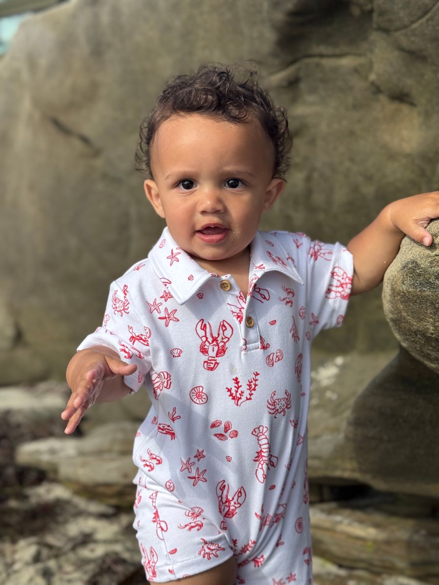 DRIFT Printed romper - Sealife