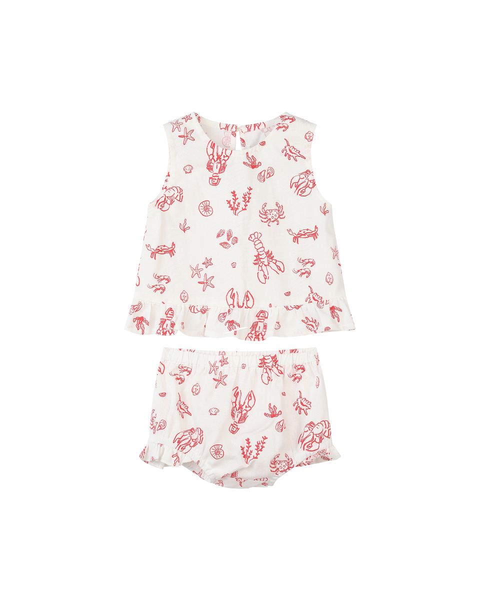 ARIA SET - Red Nautical Scene