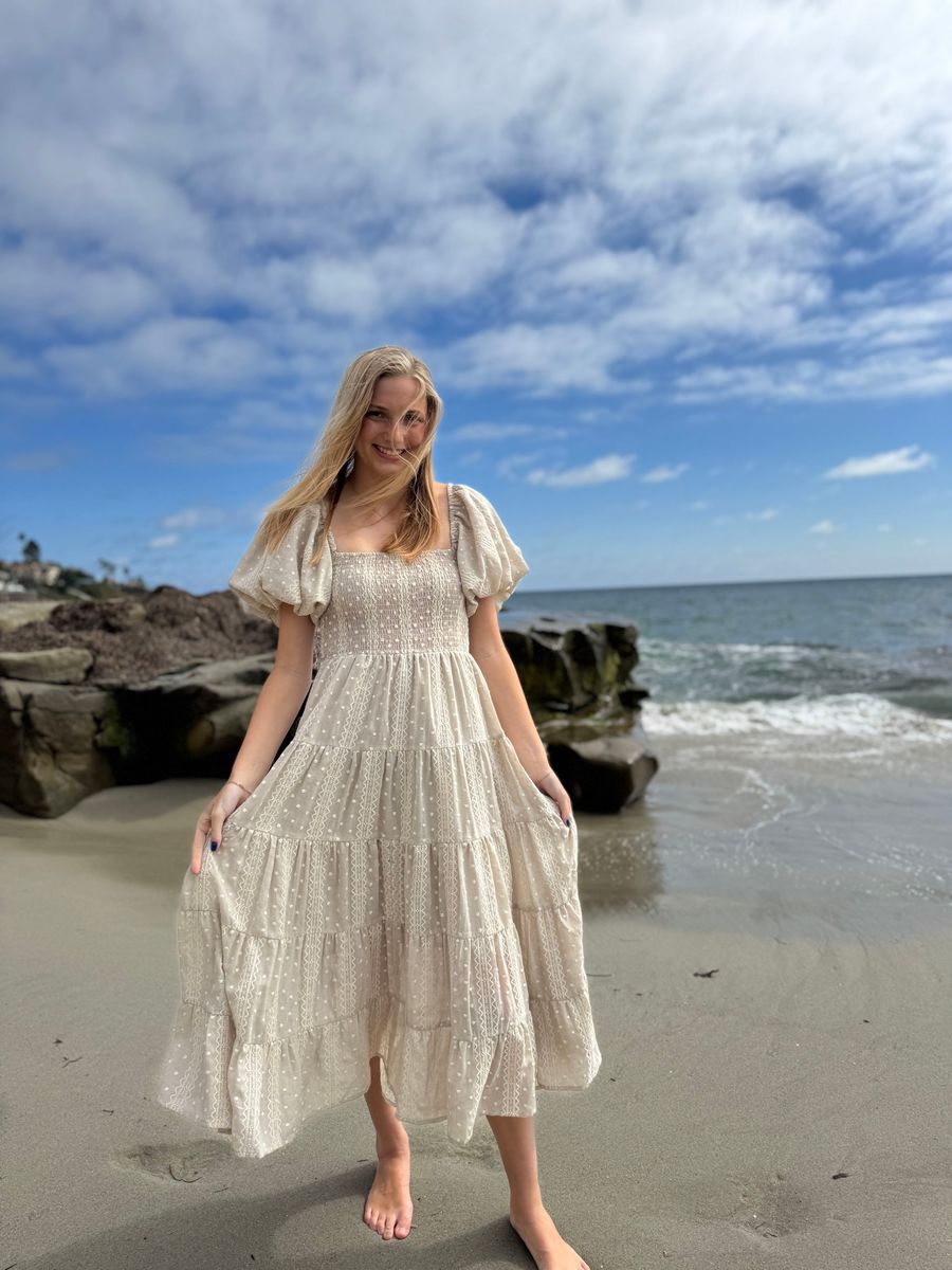 BETH DRESS - Cream