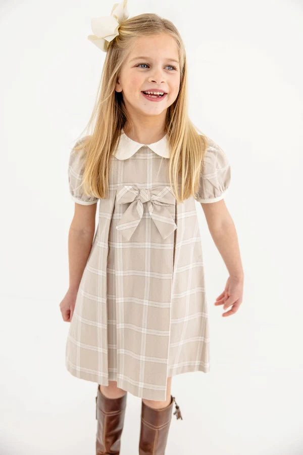 Francene Frock (Thompson Park Plaid with Palmetto Pearl)