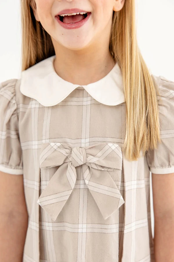 Francene Frock (Thompson Park Plaid with Palmetto Pearl)