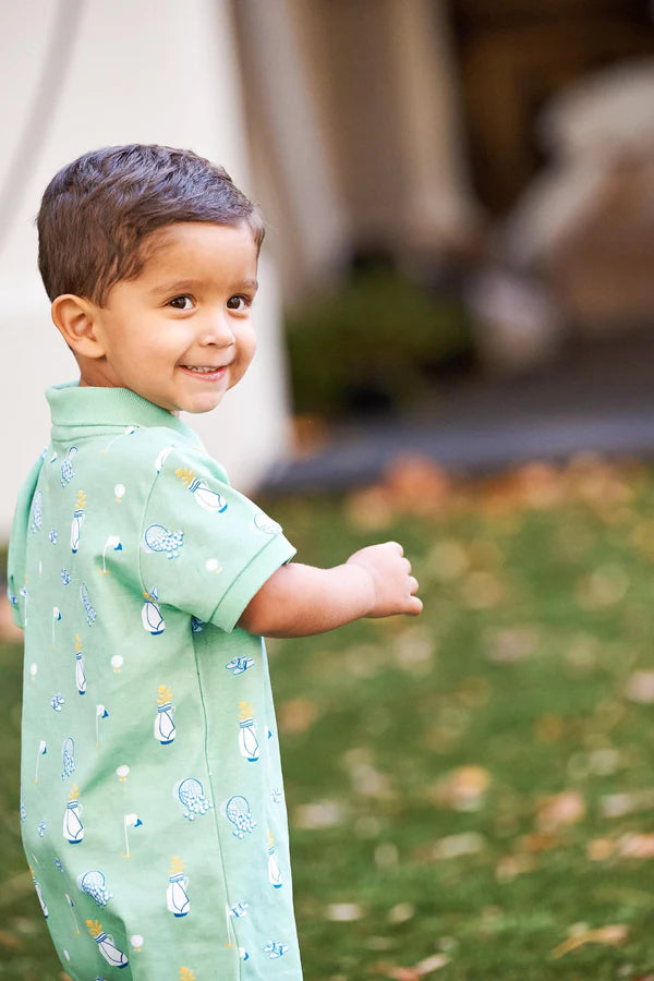 Sir Proper's Romper - Clubhouse Couture (Wood Boat Blue)