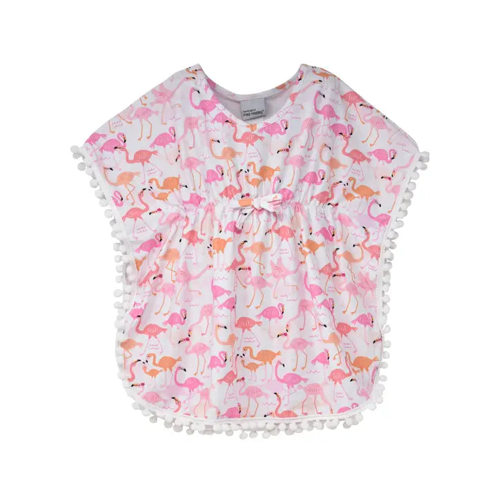 UPF50+ Kaia Beach Swim Cover - Flamingo Love