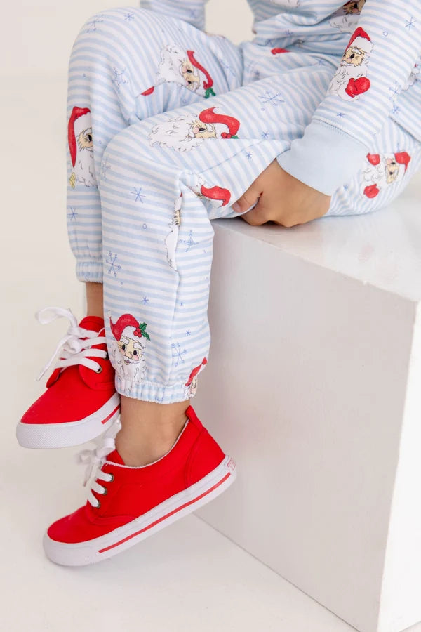 Gates Sweeney Sweatpants - Dear Santa (Buckhead Blue Stripe)