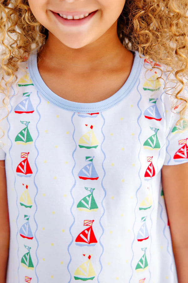 Polly Play Dress - Set Sail with Beale Street Blue