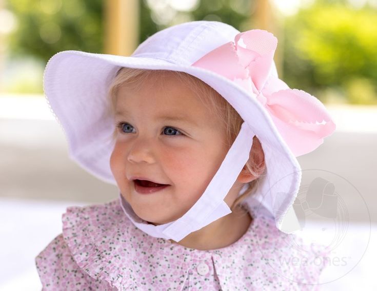 Reversible Girls Moonstitch Brim Hat