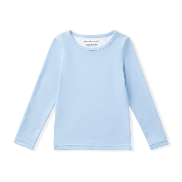Swoon Active Blue Long Sleeve Active Top