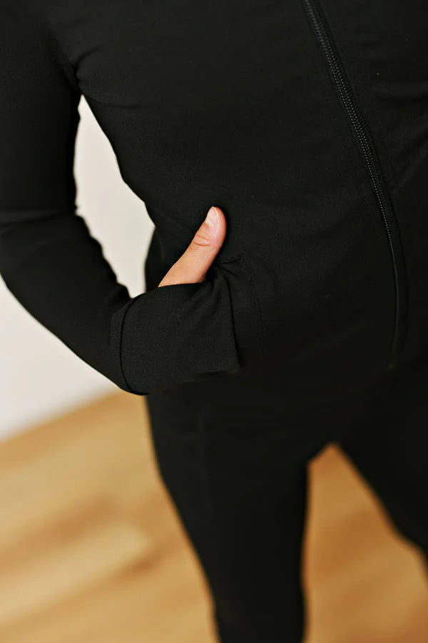 Swoon Black Active Jacket