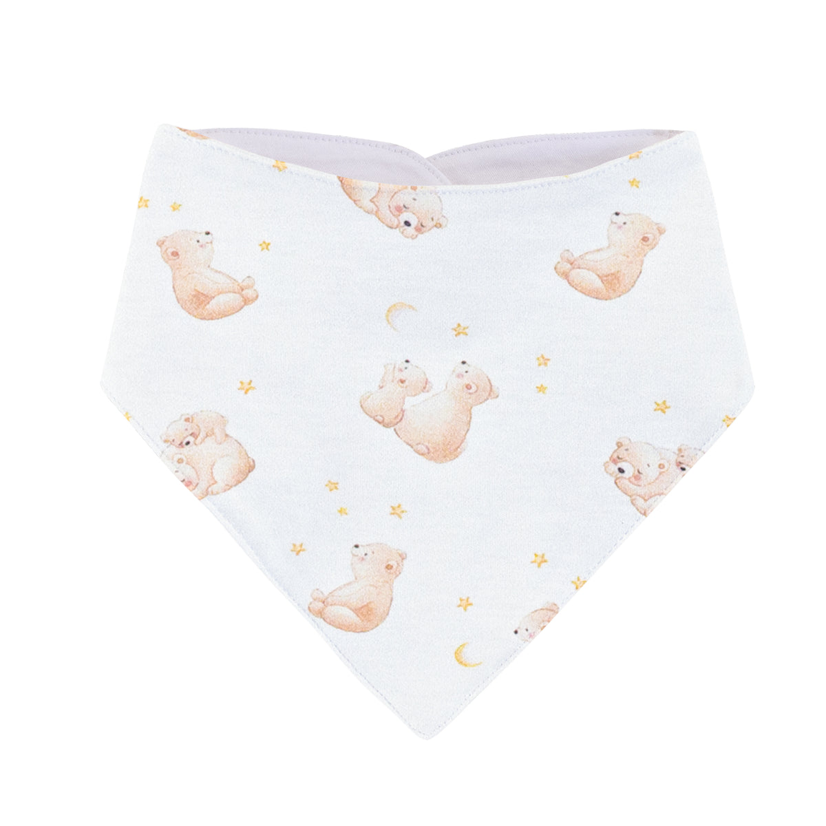 teddy's dreamland printed pima bandana bib - One Size