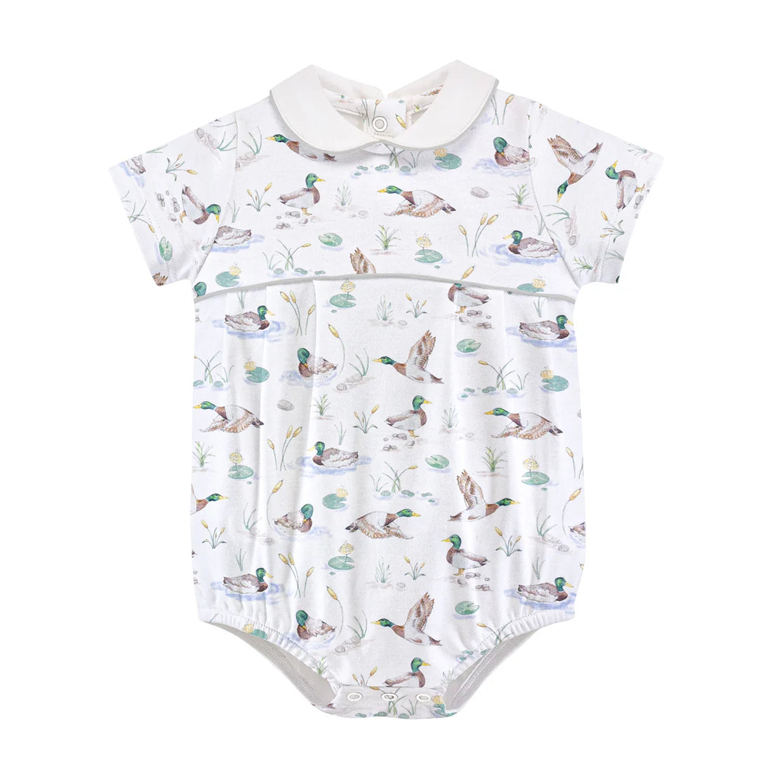 Boys Mallard Ducks Pima Bubble - Baby Club Chic