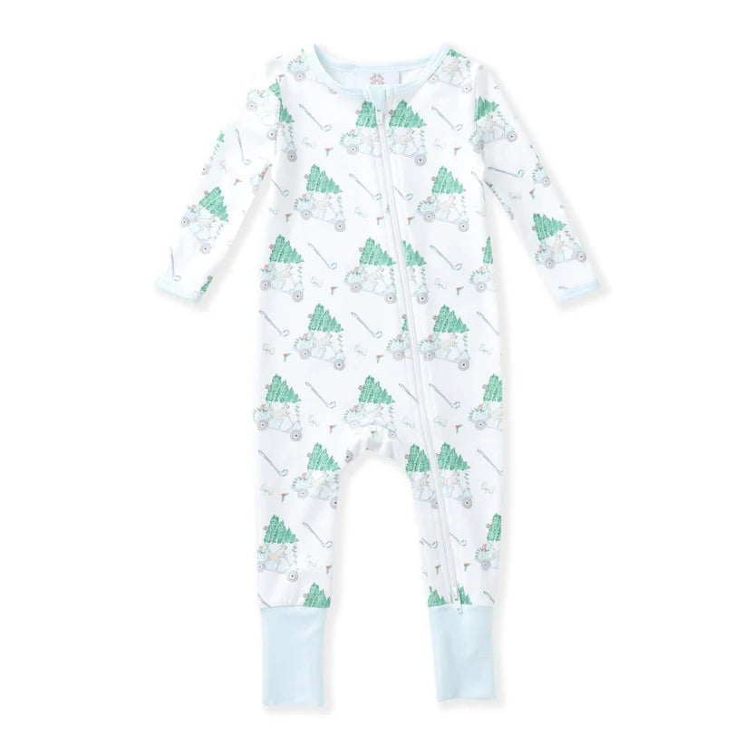 Swoon Paw-Tee Christmas Blue Convert Footie