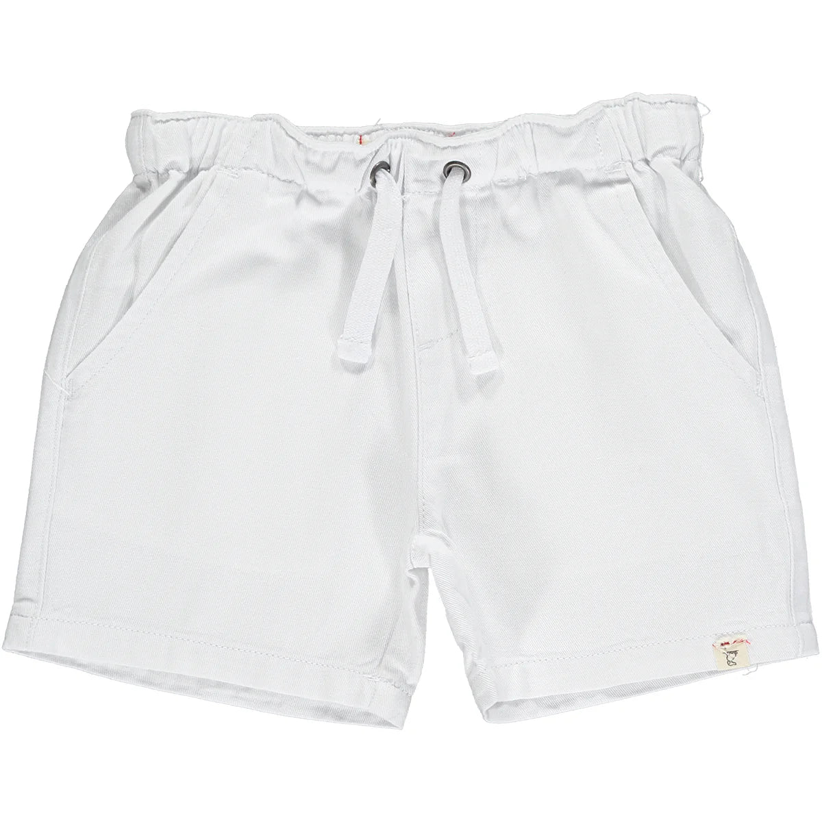 HUGO White Twill Boys Shorts