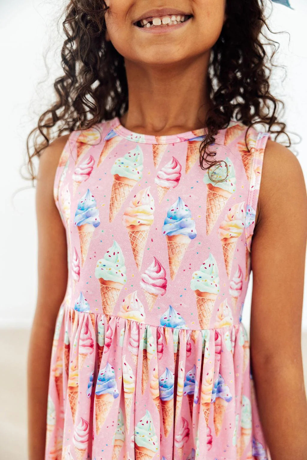 ICE CREAM DREAMS TANK TWIRL DRESS