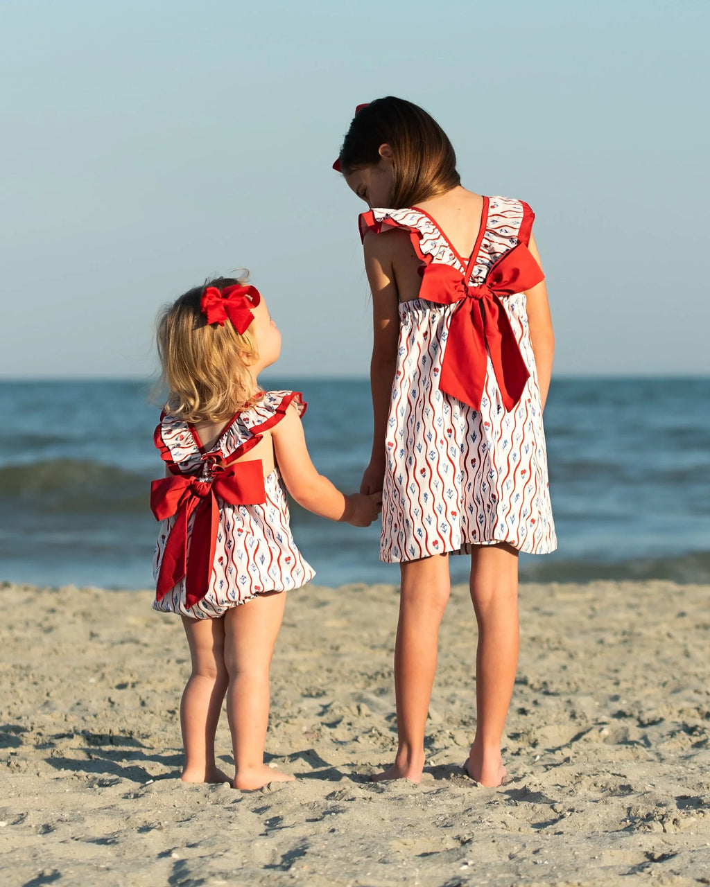 Red White Blue Floral Josie Dress