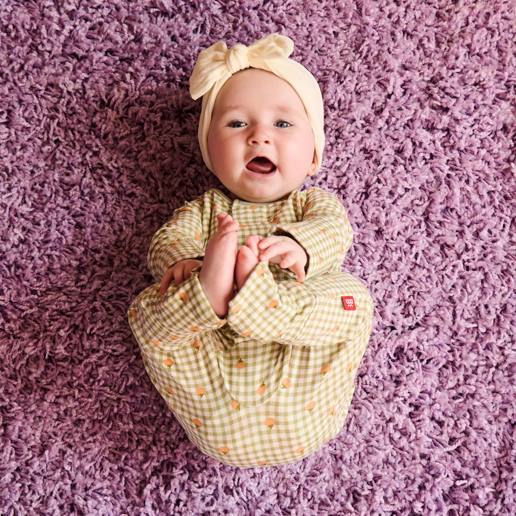 Pumpkin Plaid- Magnetic Convertible Coverall