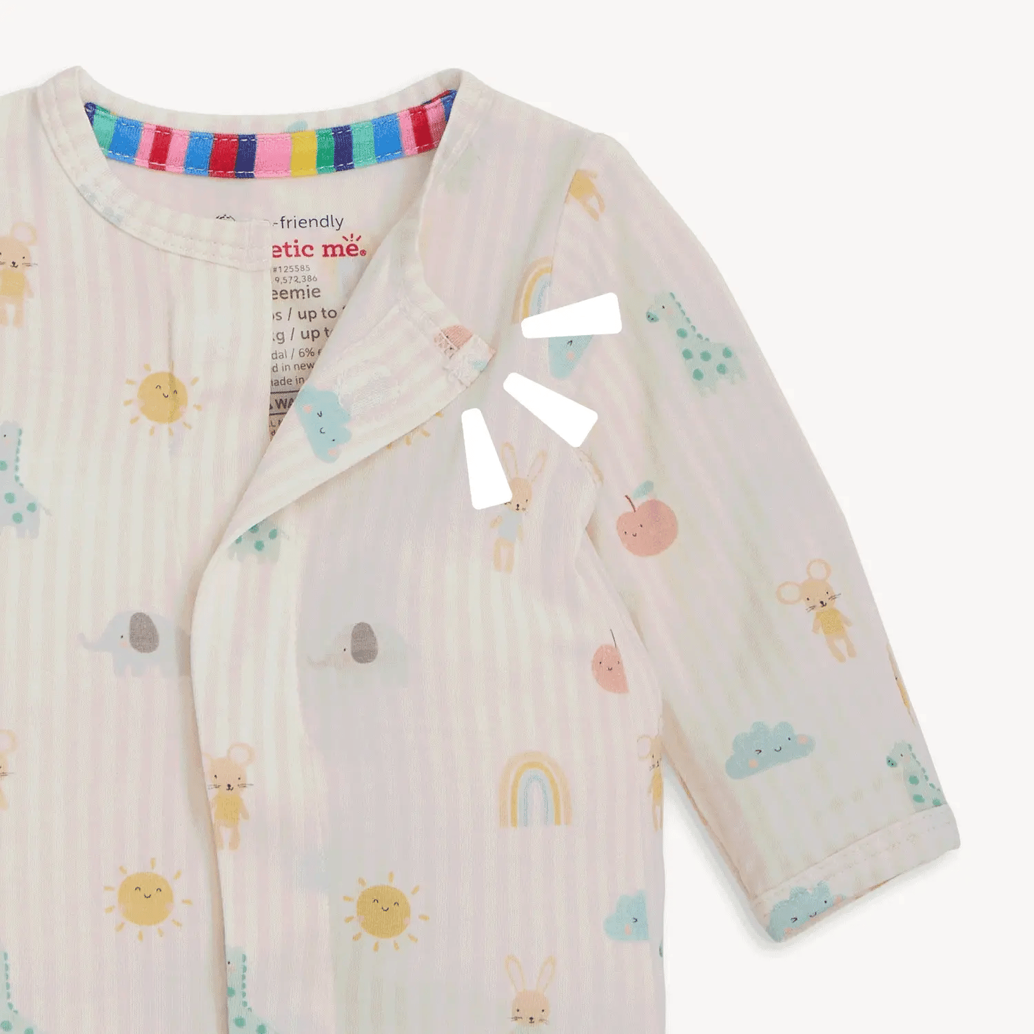 Magnetic Me - Lullaby Sky Pink Footie