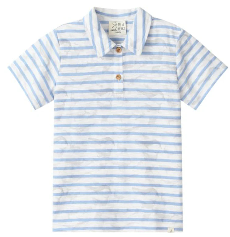 STARBOARD WHALES Printed Polo