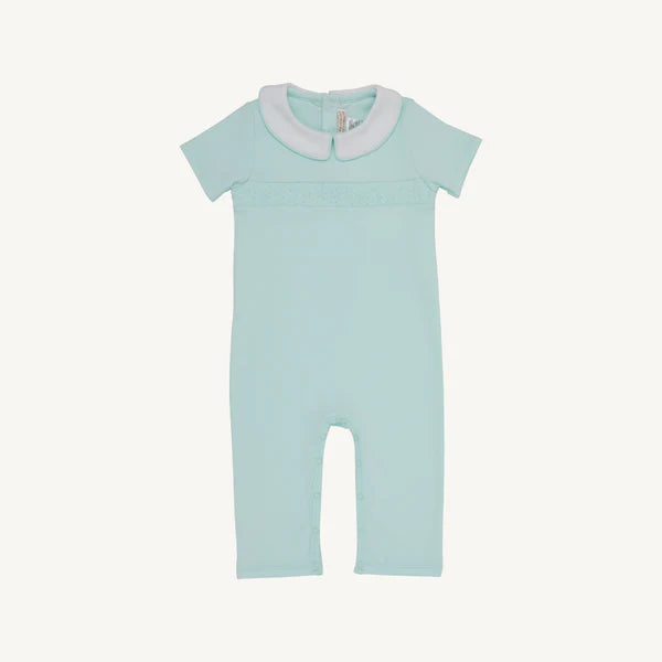 Short Sleeve Samuel Smocked Romper