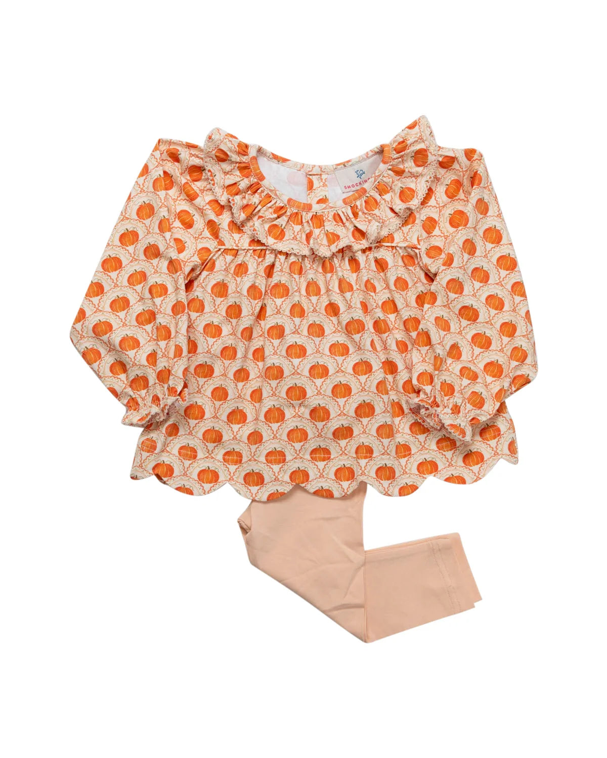 Scalloped Pumpkins Legging Set