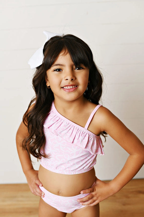 Swoon 2 Piece Swimsuit - whimsical bow print