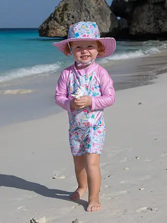 Girls Shortie Surf Swimsuit - Mermaid Friends