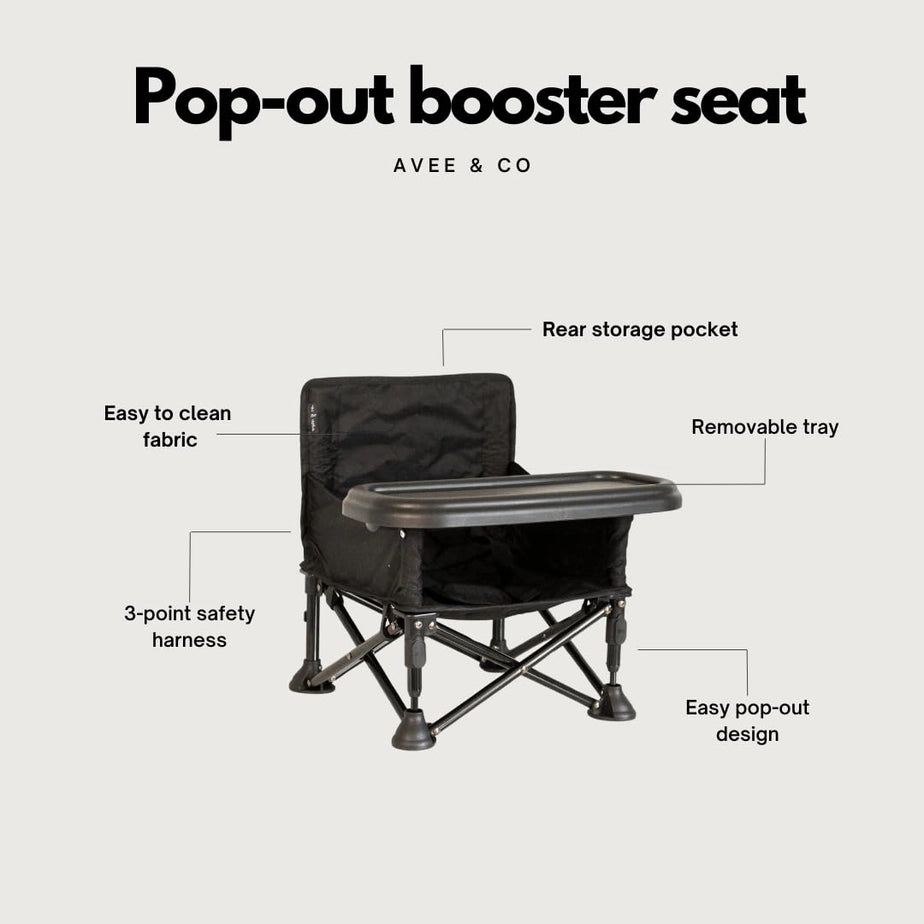 Fold-Out Portable Booster Seat