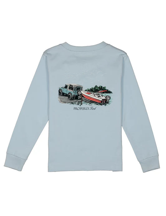 Boys Launch LS Periwinkle