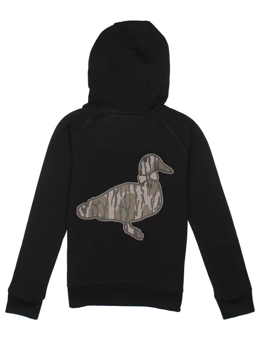 Element Logo Hoodie Mossy Oak Original Bottomland Black