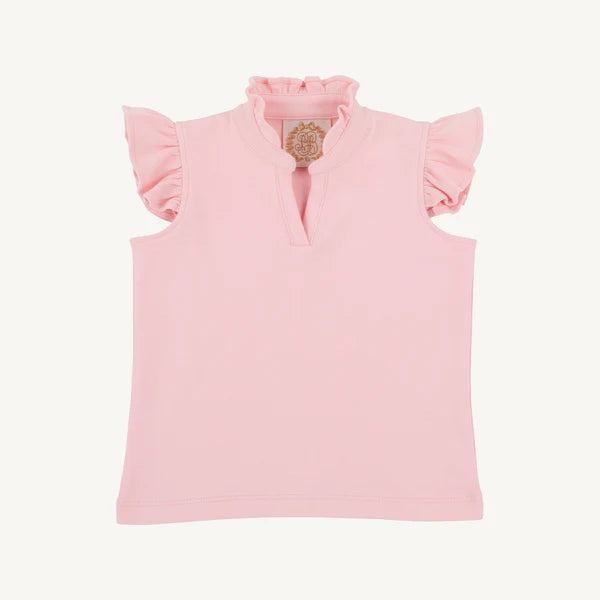 Rosie Ruffle Top -  Sandpearl Pink